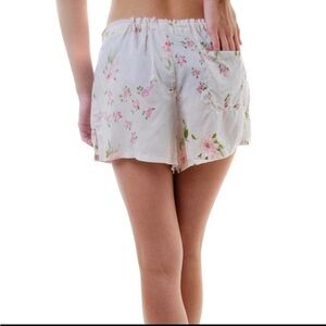 𝅺WILDFOX 🦊💋 pink blossom sunshine shorts Vintage- swim coverup/sleep/lounge